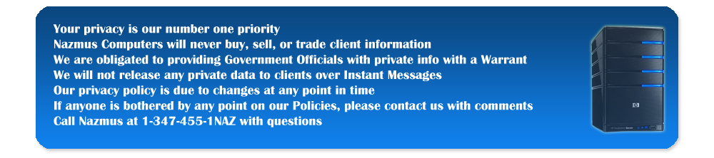 Nazmus Computers Privacy Policy